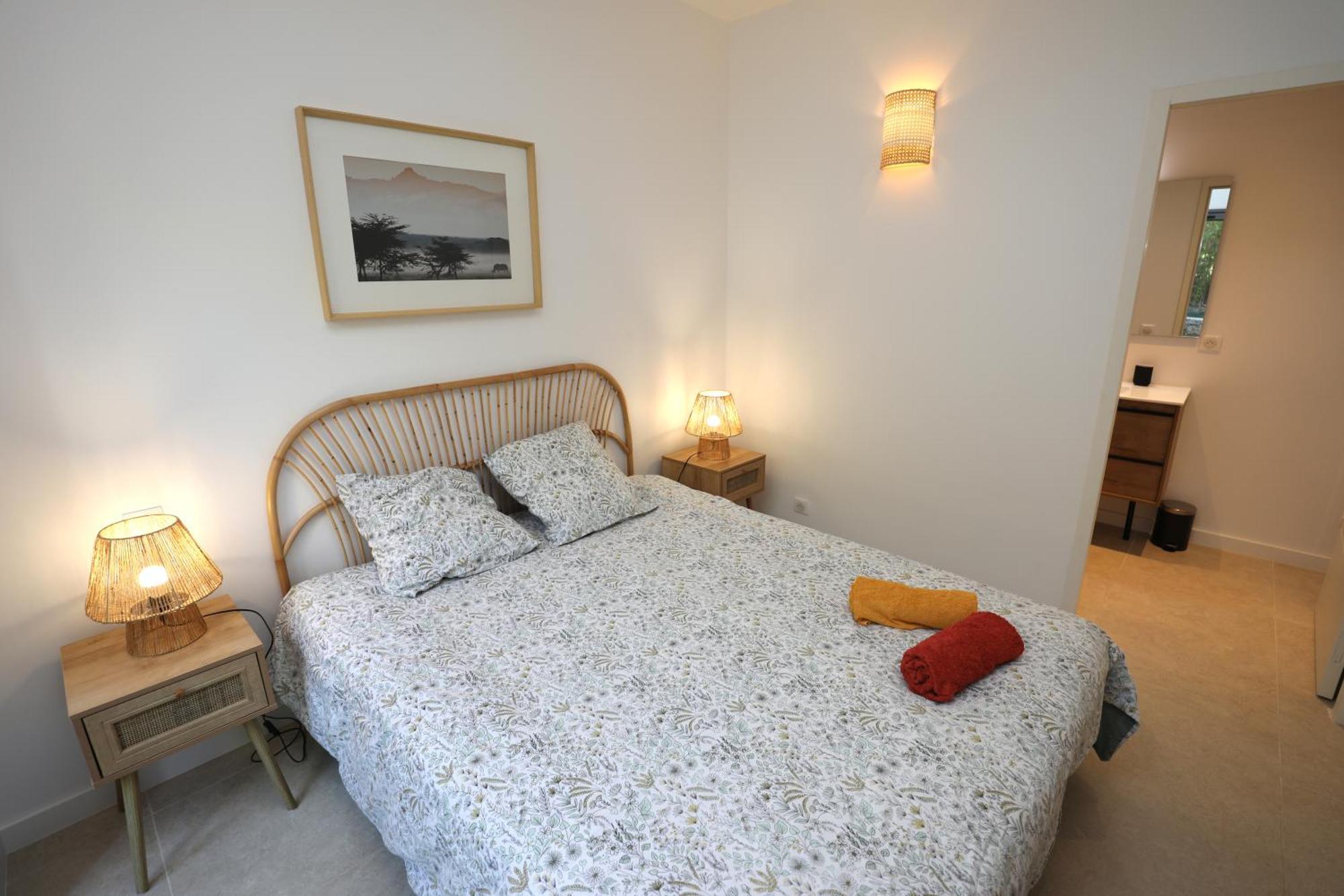 T2 Neuf Sur Jardin Proche Plage كاركيران المظهر الخارجي الصورة